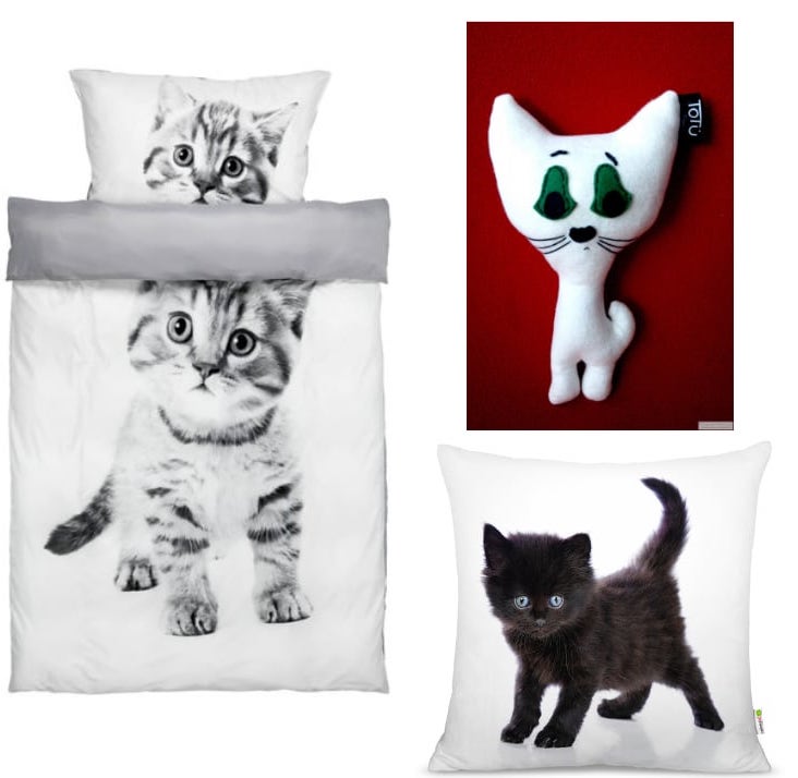 poduszki z kotami dla dzieci
